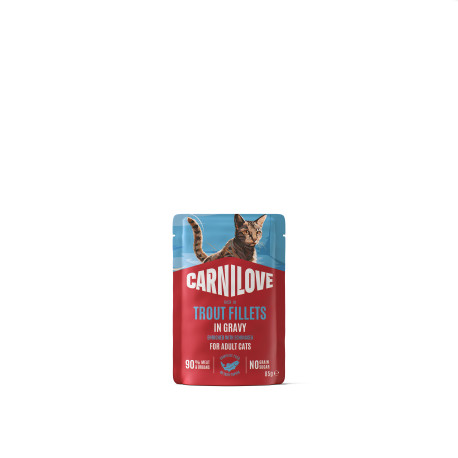 Carnilove Cat Pouch Gravy Trout+Echinacea 85g