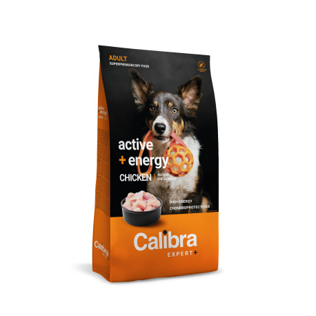 Calibra Dog EXPERT+ Adult Active & Energy Chicken 12kg