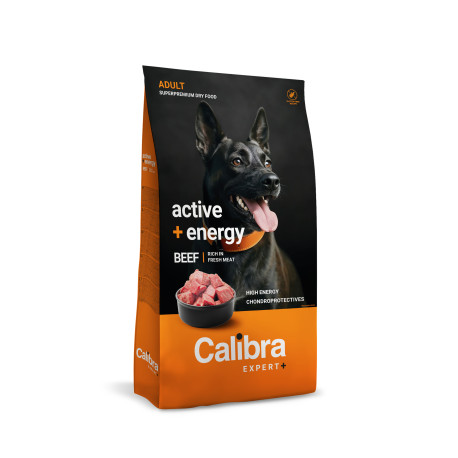 Calibra Dog EXPERT+ Adult Active & Energy Beef 2kg
