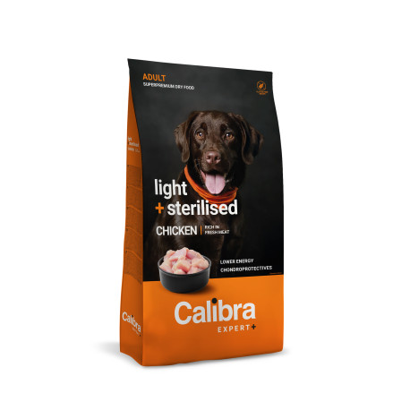Calibra Dog EXPERT+ Adult Light & Steril. Chicken 2kg
