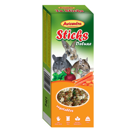Avicentra tyčinky velký hlodavec - zelenina+med 2ks