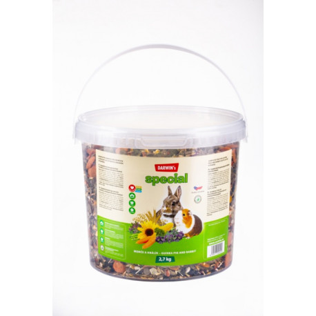Darwin's morče,králík special vědro 2,7kg