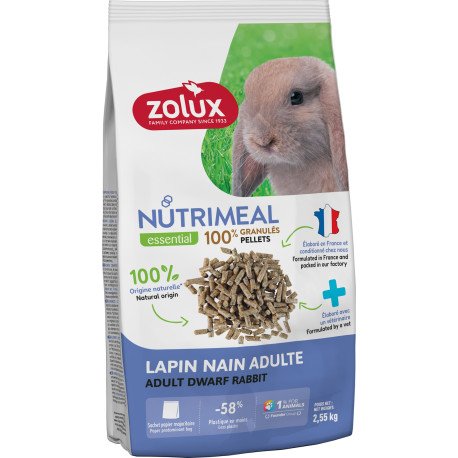 Krmivo pro králíky Adult NUTRIMEAL 2,55kg Zolux