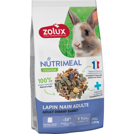 Krmivo pro králíky Adult NUTRIMEAL mix 2,55kg Zolux
