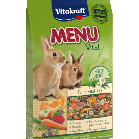 Vitakraft Rodent Rabbit krm. Menu Vital 3kg