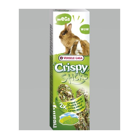 VL Crispy Sticks pro králíky/morčata Zel.Louka 140g