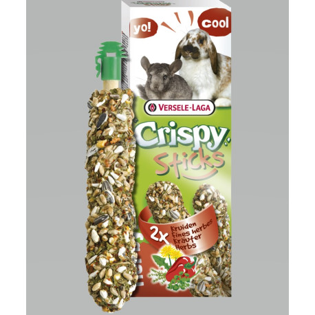VL Crispy Sticks pro králíky/činčily Herbs 110g