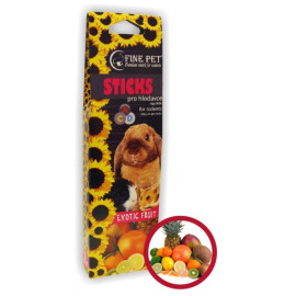 FINE PET Tyčinka Hlodavec exot ovoce 2 ks/110 g