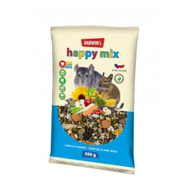 Darwin's Činčila&Osmák Happy mix 500g NEW