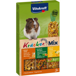 Vitakraft Rodent Guinea pig Kräcker honey/veg/citr 3ks