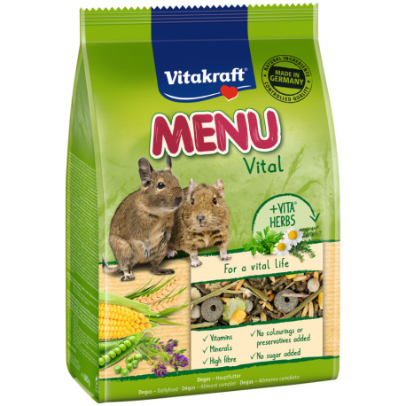 Vitakraft Rodent Degu krm. Menu Vital  krm. 600g