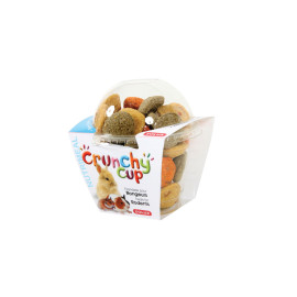 Pochutka CRUNCHYCUP mrkev/vojtěška pro hlod 200 g Zolux