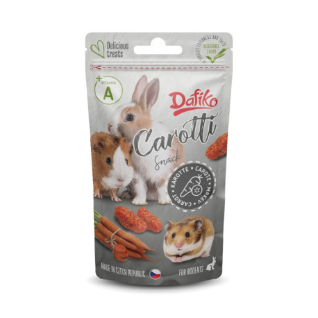 Dafíko carotti pro hlodavce mrkev 50g