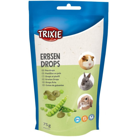 Pochoutka DROPS PEA pro hlodavce 75g TR