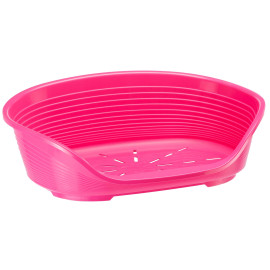 Pelech plast SIESTA DLX 6 růžový 70,5x52x23,5cm FP