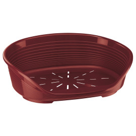 Pelech plast SIESTA DLX 12 bordo 111x80,5x33cm FP