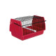 Přepravka pro ptáky 22x14x15cm plast červená TR 1ks