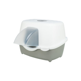 WC kočka DAVIO TOP krytý vstup 56x39x39cm šedá/bílá TR
