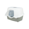 WC kočka DAVIO TOP krytý vstup 56x39x39cm šedá/bílá TR
