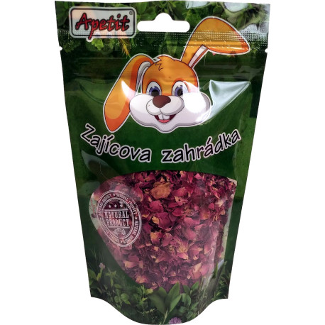 Apetit zajícova zahrádka Okvětní lístky růží 24g