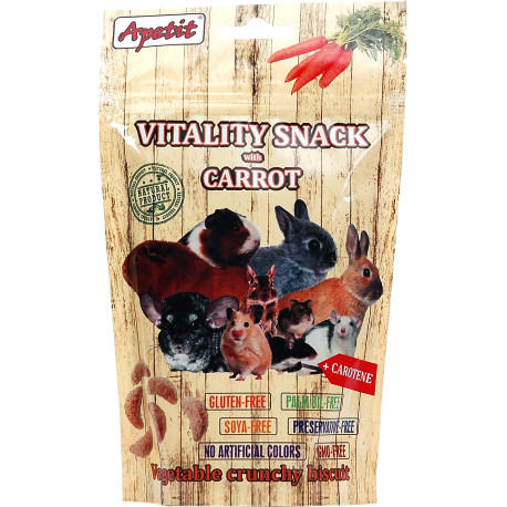Apetit poch. Vitality Sticks mrkev 80g
