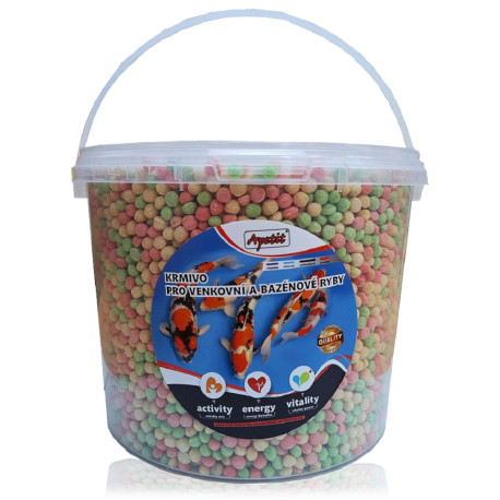 Apetit krmivo pro venk.a baz.ryby, kuličky 650g kbelík