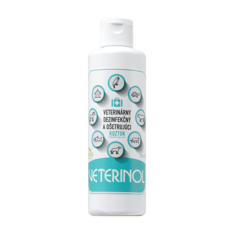 VETERINOL ošetřující a dezinfekční gel 250ml
