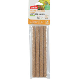Pískové návleky na bidla pro ptáky 19cm/4ks Zolux