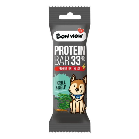 Bow wow poch. Proteinová tyčinka Krill&Kelp 32g