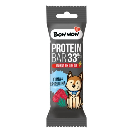 Bow wow poch. Proteinová tyčinka Tuňák&Spirulina 32g