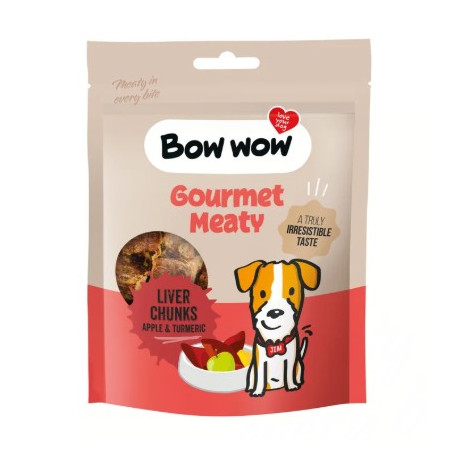 Bow wow poch. Masíčka s játry,jablkem a kurkumou 60g