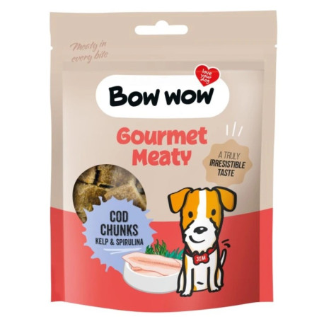 Bow wow poch. Masíčka s treskou,kelpou a spirul. 60g