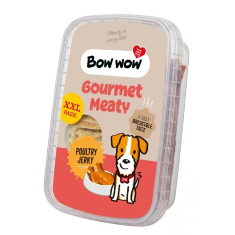 Bow wow poch. Drůbeží plátky XXL pack 250g