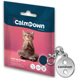 CalmDown Cat Tag Kit kovový přívěsek+1knoflík KRUUSE