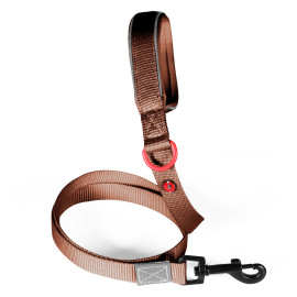 Vodítko pes PREMIUM nylon 25mm/1,2m moka Zolux