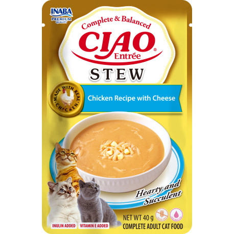 Churu Cat Entrée Stew Chicken Recipe with Cheese 40g