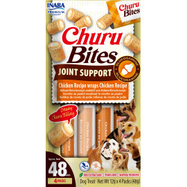 Churu Dog Bites Joint Supp.Chick.wraps Chicken 4x12g