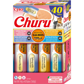 Churu Cat BOX Salmon Recipe 40x14g