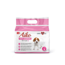 Plenky pro feny Aiko Soft Diapers S/28x40cm 12ks