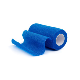 Obinadlo Flex Cohesive 10cm x 4,5m Kruuse modré 1ks