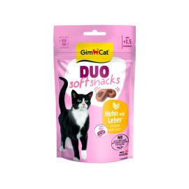GimCat Duo Soft Snacks kuře s játry 50g