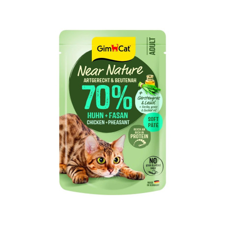 GimCat Near Nature kapsa kuře&bažant 85g