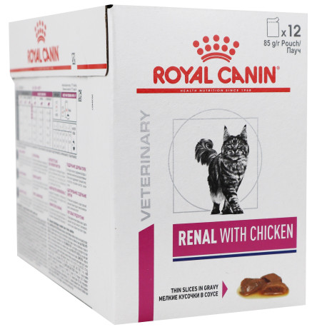 Royal Canin VD Feline Renal  12x85g kuře kapsa