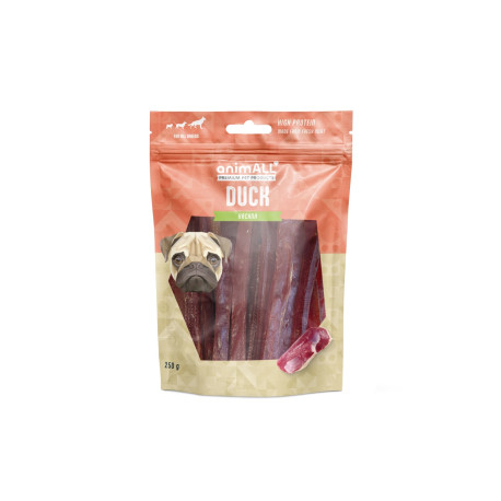 animALL Měkké kachní proužky 250g