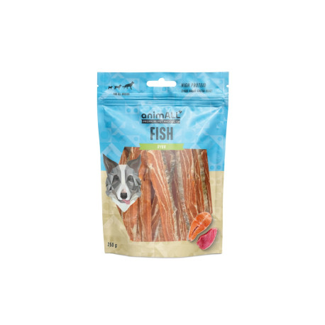animALL Lososové plátky s kůží a kuřecím 250g