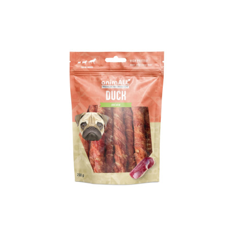 animALL Buvolí tyčka obalená kachním masem 250g