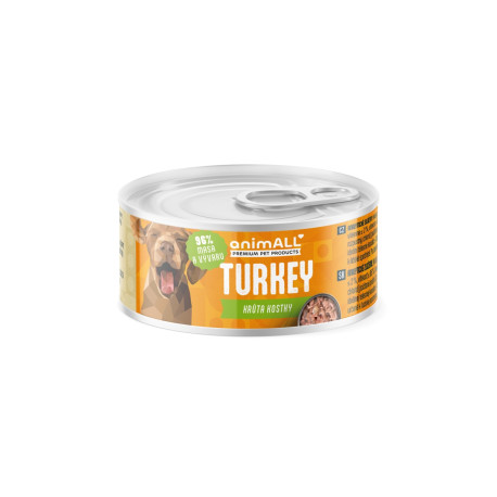animALL konzerva pes Krůta kostky 80g