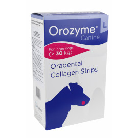 Orozyme plátky žvýkací pro psy L nad 30kg 141g