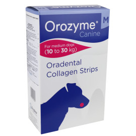 Orozyme plátky žvýkací pro psy M 10-30kg 141g
