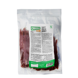 CARODO Dog poch. Měkký kachní jerky 500g